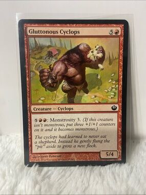 Gluttonous Cyclops Magic: The Gathering Card - Red